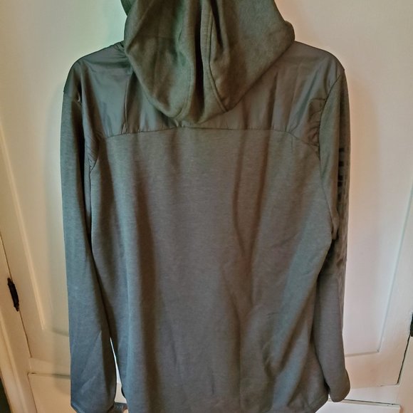 Mens Under Armour Gray Hooded Sweatshirt - Picture 3 of 4
